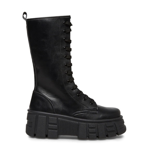 New Steve Madden Transform Platform Combat Boots - Picture 4 of 7